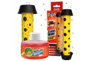 Lepowa Pułapka na muszki owocówki Sticky Wand No Pest® z wabikiem 200ml