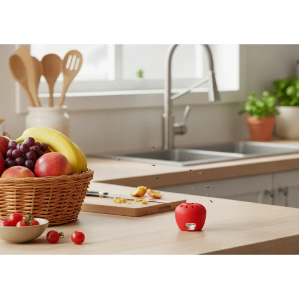 Pułapka na muszki owocówki jabłuszko No Pest® z wabikiem + żółte lepy Plant Guard No Pest® 15 sztuk