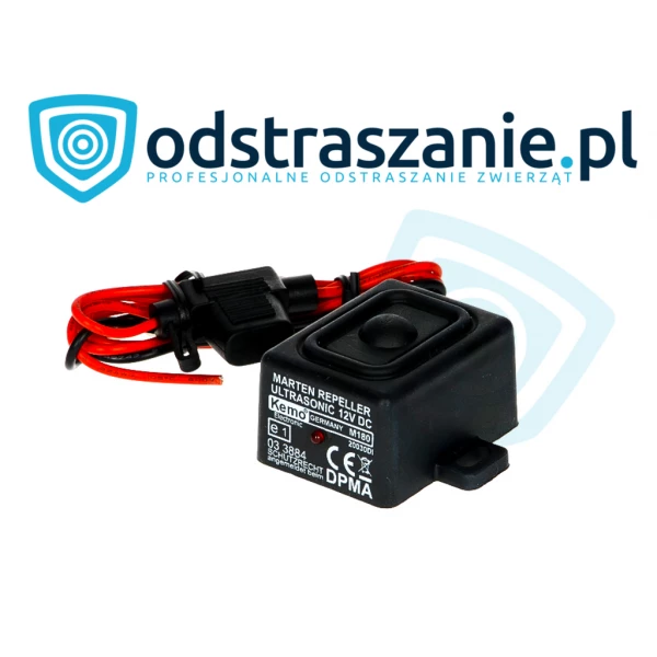 Odstraszacz kun do samochodu. Samochodowy, Wodoodporny Kemo M180.