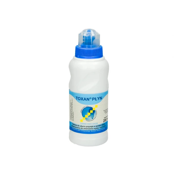 Trutka na myszy, szczury, gryzonie w płynie. Toxan płyn 200ml.