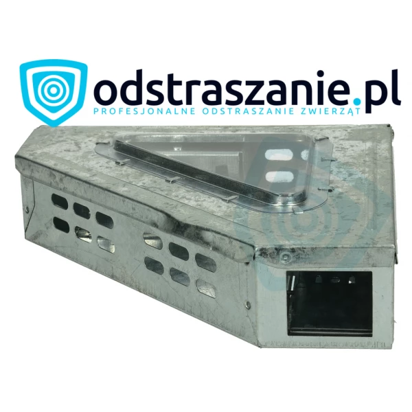 Pułapka na myszy, gryzonie. Narożna myszołapka do kąta, rogu. ODS2.