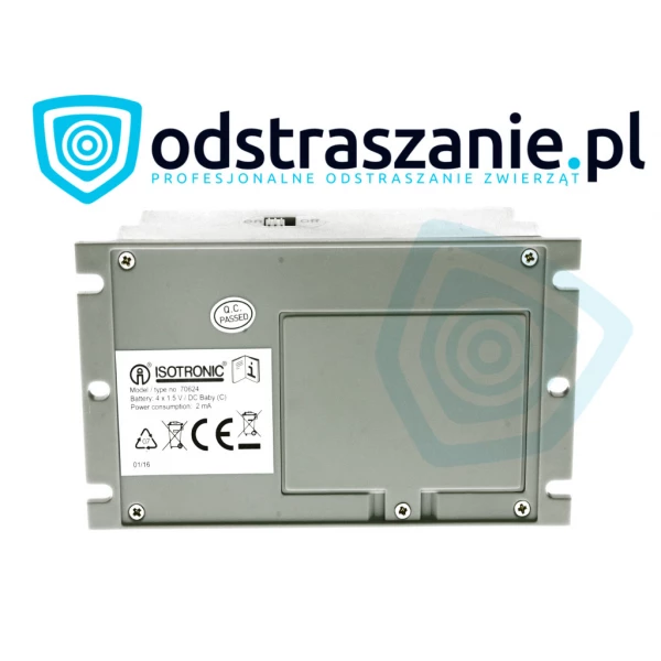 Odstraszacz myszy. Odstraszacz szczurów. Przenośny, na baterie Isotronic.
