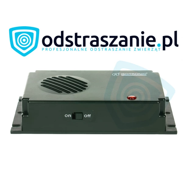 Odstraszacz psów. Odstraszacz kotów. Przenośny, na baterie Isotronic.