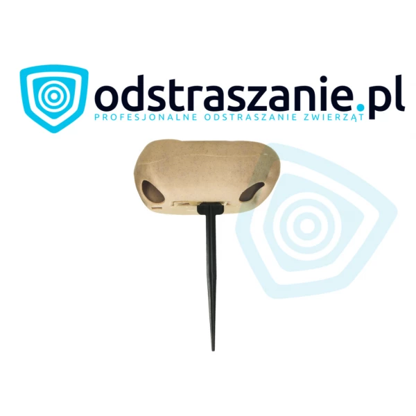 Karmnik deratyzacyjny. Dyskretna stacja deratyzacyjna - kamień. 