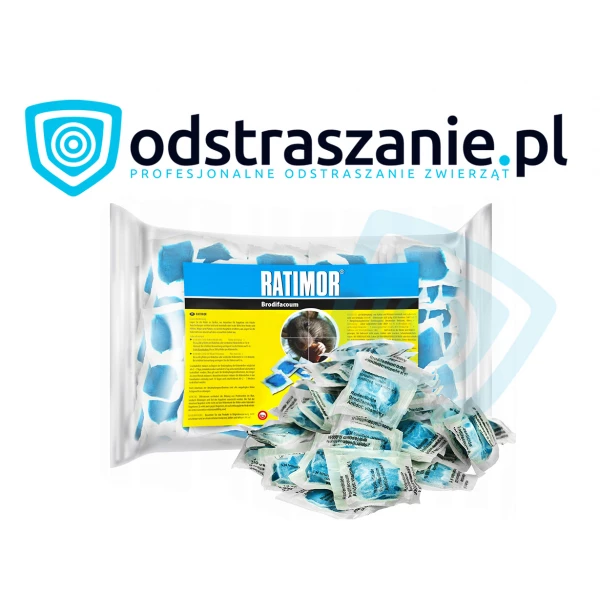 1kg trutka na szczury, myszy pasta Ratimor brodifakum