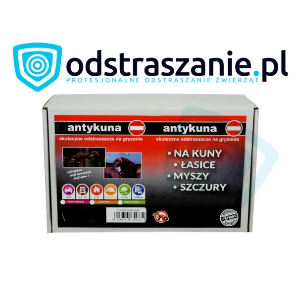 6x Domowy Odstraszaczy Kun. Odstraszacz na kuny do domu. Zestaw MEDIUM ANTYKUNA