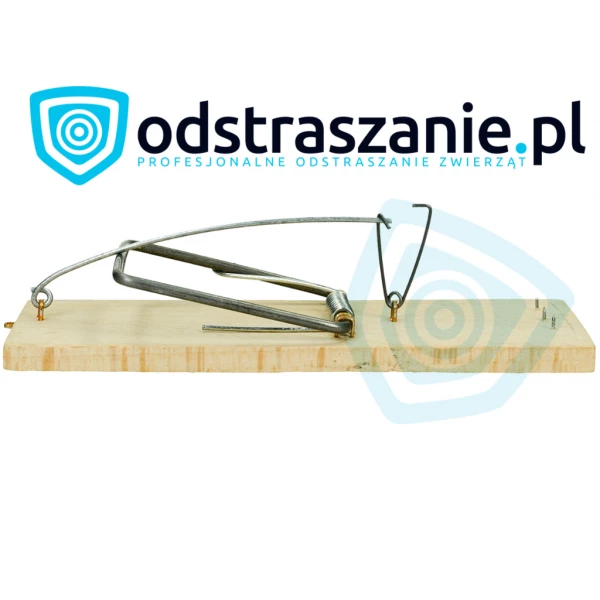 Drewniana pułapka, łapka na szczury. Tradycyjna Szczurołapka.