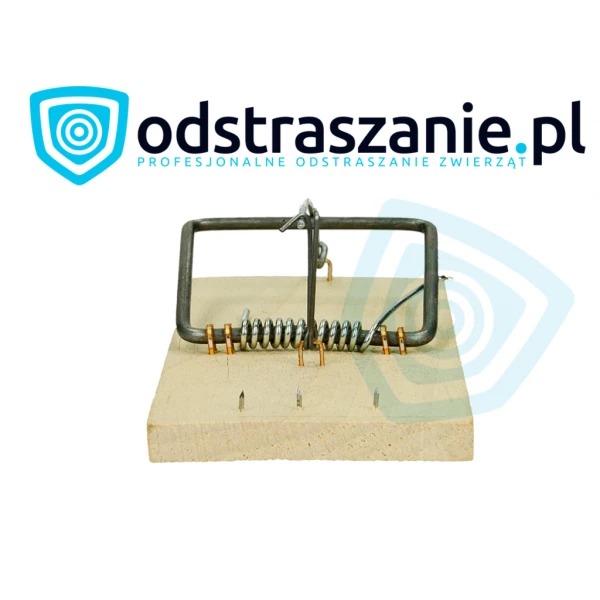 Drewniana pułapka, łapka na szczury. Tradycyjna Szczurołapka.