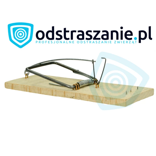 Drewniana pułapka, łapka na szczury. Tradycyjna Szczurołapka.