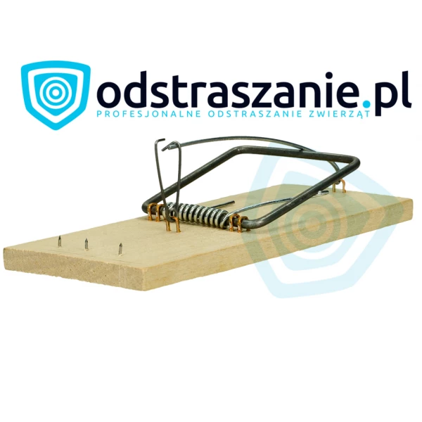 Drewniana pułapka, łapka na szczury. Tradycyjna Szczurołapka.