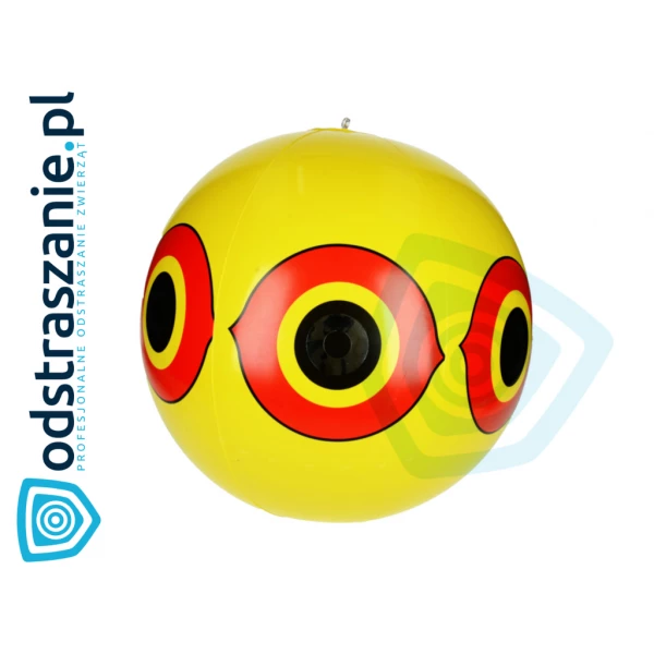 Odstraszacz ptaków. Balon odstraszający gołębie z balkonu, szpaki.