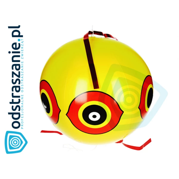 Odstraszacz ptaków. Balon odstraszający gołębie z balkonu, szpaki.
