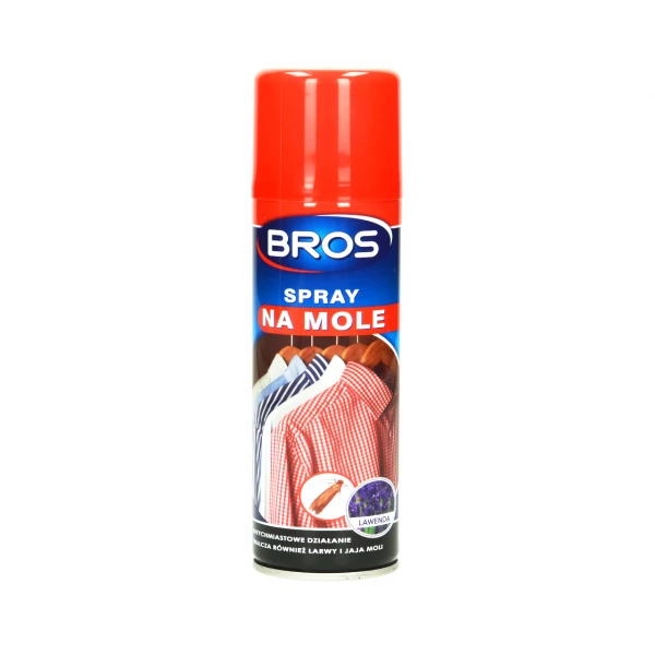 Środek na mole odzieżowe. Spray na mole ubraniowe Bros 150ml.