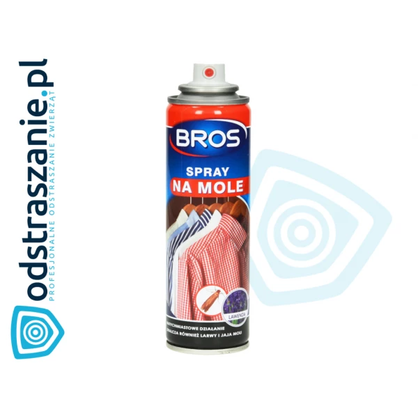 Środek na mole odzieżowe. Spray na mole ubraniowe Bros 150ml.