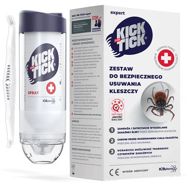 Kick The Tick Zestaw do usuwania kleszczy.
