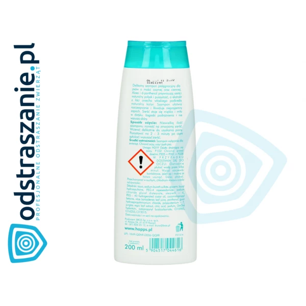 Szampon pielęgnacyjny dla psów o ciemnej sierści Happs 200ml.