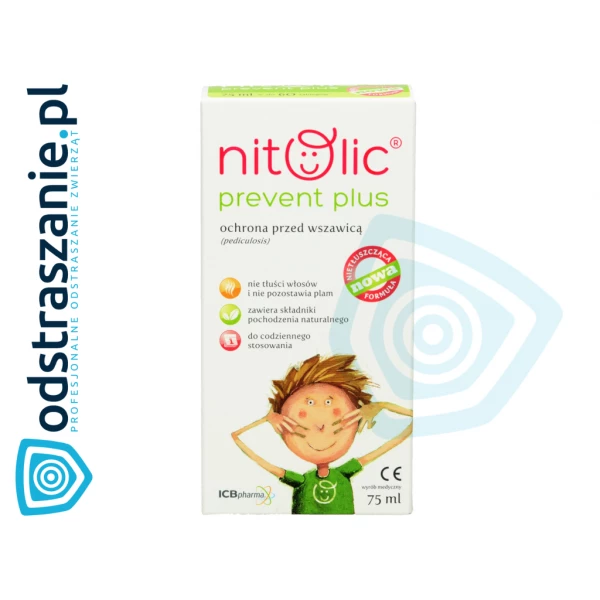 Pipi Nitolic Prevent Preparat na wszy zapobiegający wszawicy 75ml.