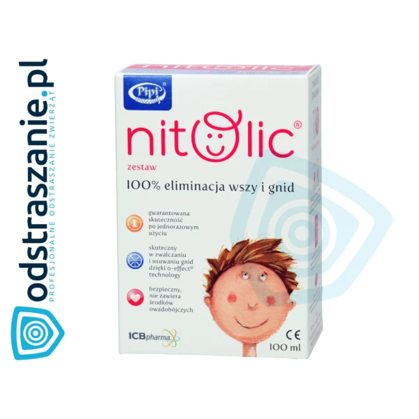 Pipi Nitolic Skuteczny preparat na wszy i gnidy 100ml. 
