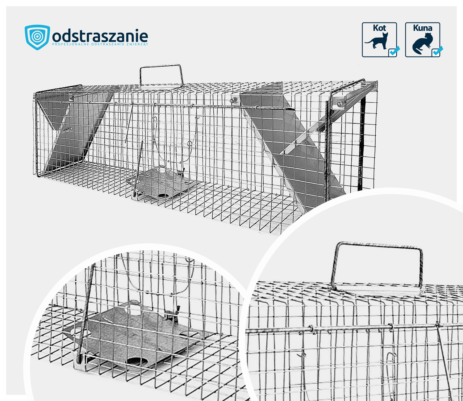 metalowa pułapka na kuny
