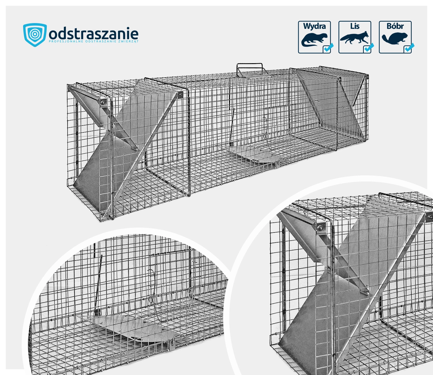 żywołapka, pułapka żywołowna, pułapka na bobra, żywołapka na bobra, sposób na bobra, pułapka na wydrę, sposób na wydrę, jak pozbyć się wydry, pułapka na lisa, jak pozbyć się lisa 