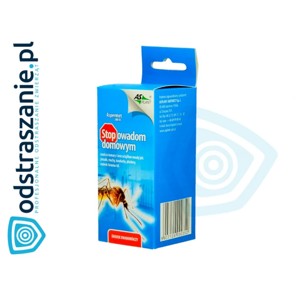Aspermet 200 EC 100ml. Oprysk na kleszcze, komary. Permetryna 20%