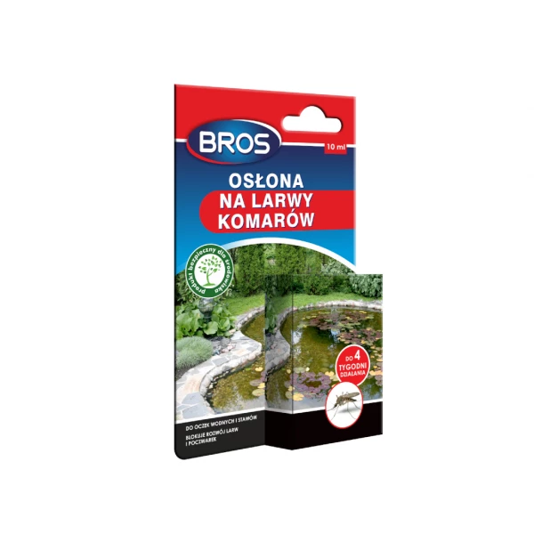 Osłona na larwy komarów. Preparat na komary Bros 10ml. 