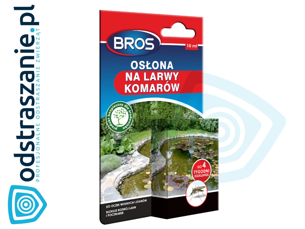 środek na komary, preparat na komary, osłona na larwy komarów