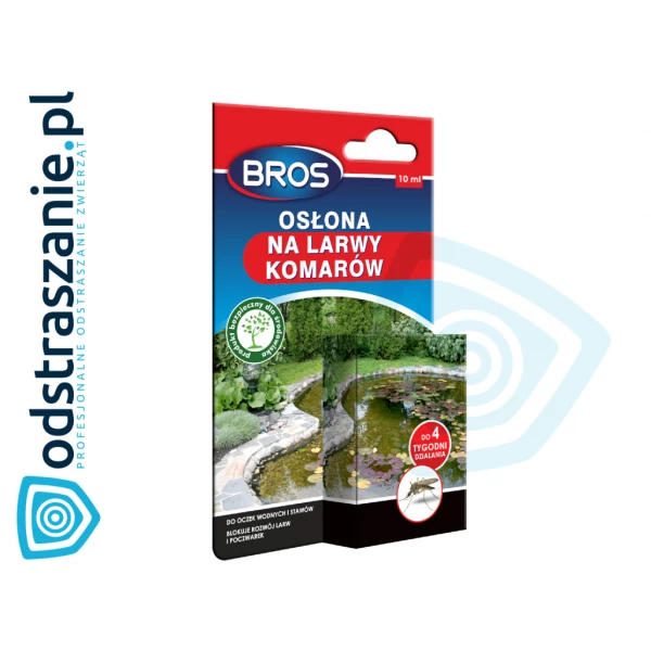 Osłona na larwy komarów. Preparat na komary Bros 10ml. 