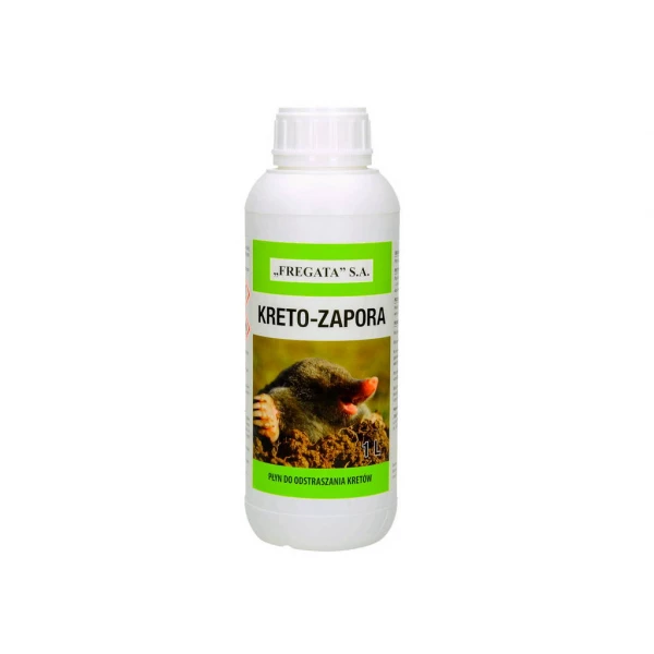 KRETO-ZAPORA 1L. Mocny środek na krety, preparat w płynie.