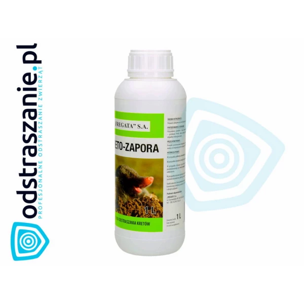 KRETO-ZAPORA 1L. Mocny środek na krety, preparat w płynie.
