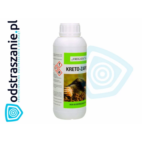 KRETO-ZAPORA 1L. Mocny środek na krety, preparat w płynie.