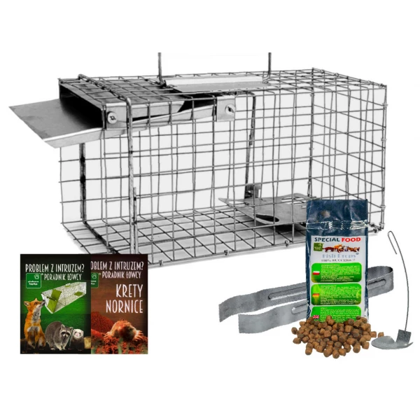 Żywołapka na szczury. Łapka na szczury 35x17x20cm