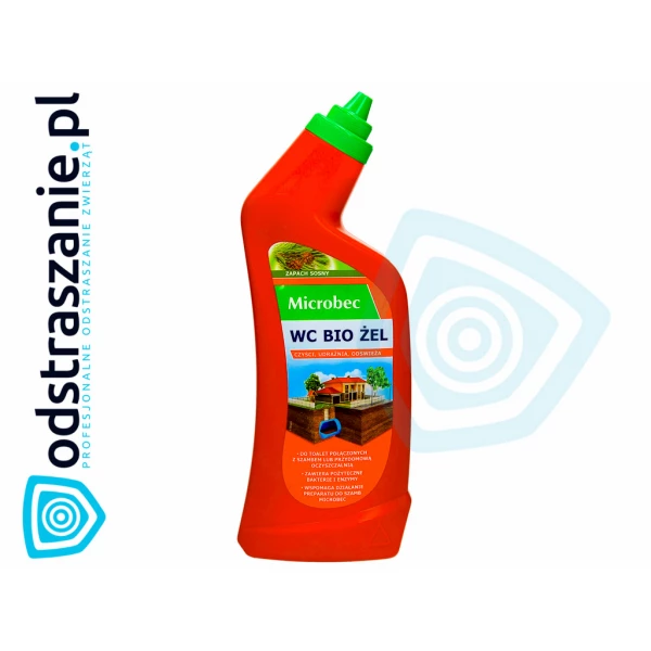 Żel do WC Bros Microbec. Środek do czyszczenia WC 750ml.