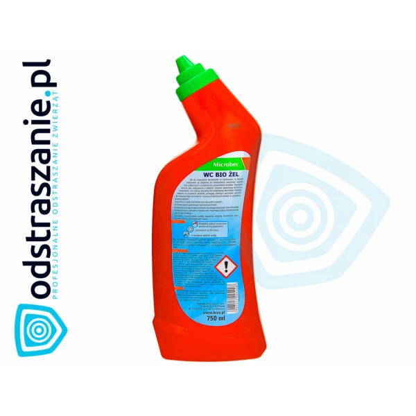 Żel do WC Bros Microbec. Środek do czyszczenia WC 750ml.