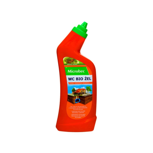 Żel do WC Bros Microbec. Środek do czyszczenia WC 750ml.