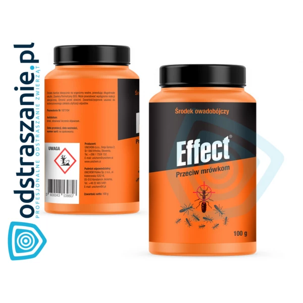 Proszek na mrówki preparat, środek Effect 100g.