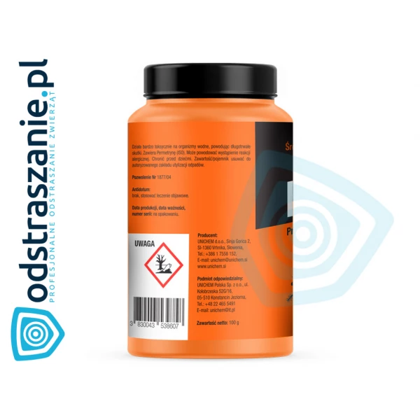 Proszek na rybiki preparat, środek Effect 100g.