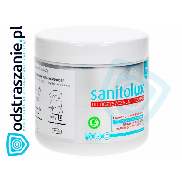 Bakterie do szamb, oczyszczalni. Preparat do szamba Sanitolux 200g.