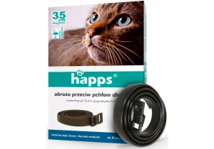 Happs Obroża dla kotów przeciw pchłom 35cm.