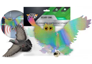 Hologramowa sowa SCARY OWL No Pest™. Sylwetka ptaka drapieżnego odstraszacz.