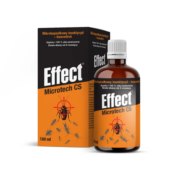 Najlepszy preparat na pluskwy, karaluchy, mrówki. Środek Effect Microtech 100ml.