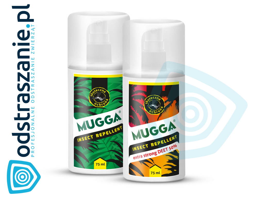 mugga strong, mugga classic, spray, preparat na komary, środek na komary
