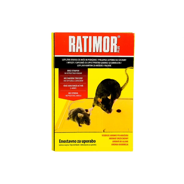 Najmocniejszy lep na szczury, myszy. Pułapka klejowa Ratimor, klej na szczury.