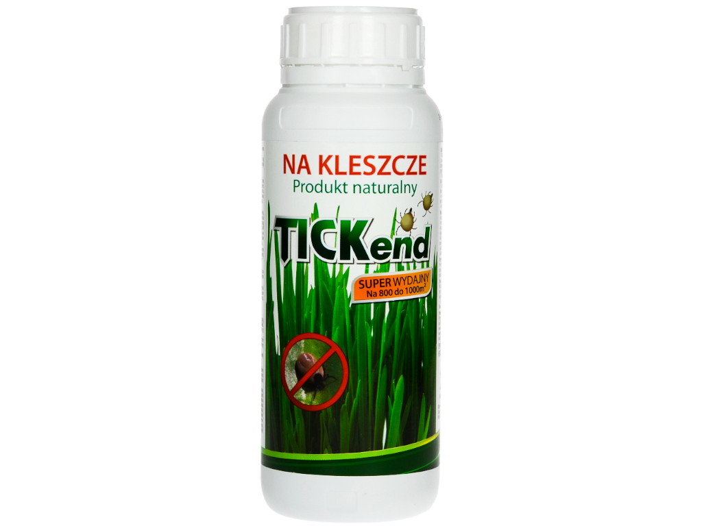 tickend naturalny preparat na kleszcze do oprysku działki, trawy, krzewów