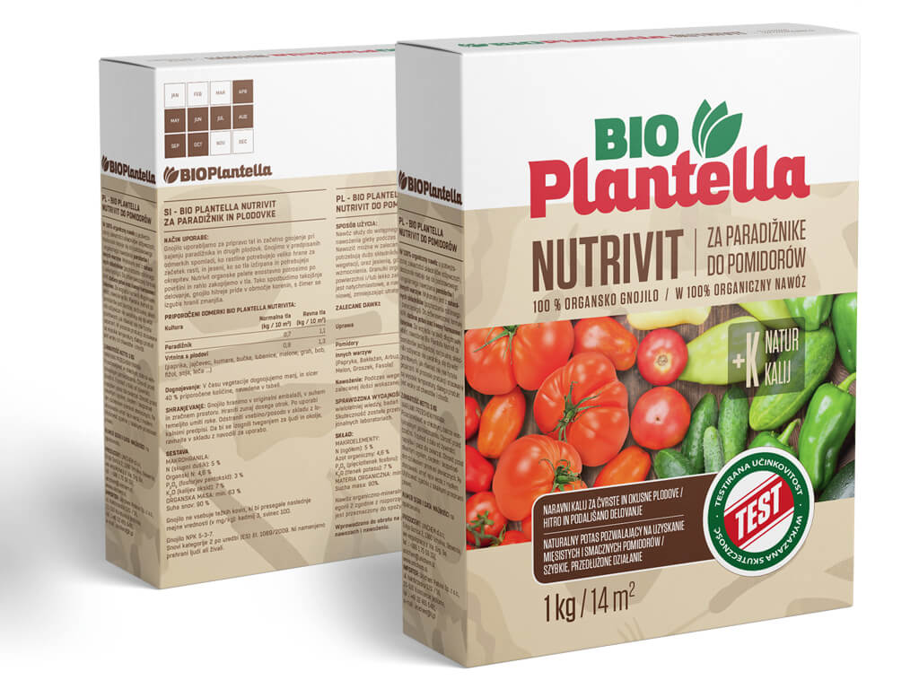 Nawóz naturalny do pomidorów 1kg. Nawóz organiczny eko Bio Plantella.