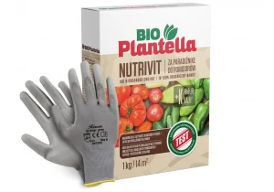 Nawóz naturalny do ogórków, cukinii 1kg. Nawóz organiczny Bio Plantella Nutrivit + rękawiczki