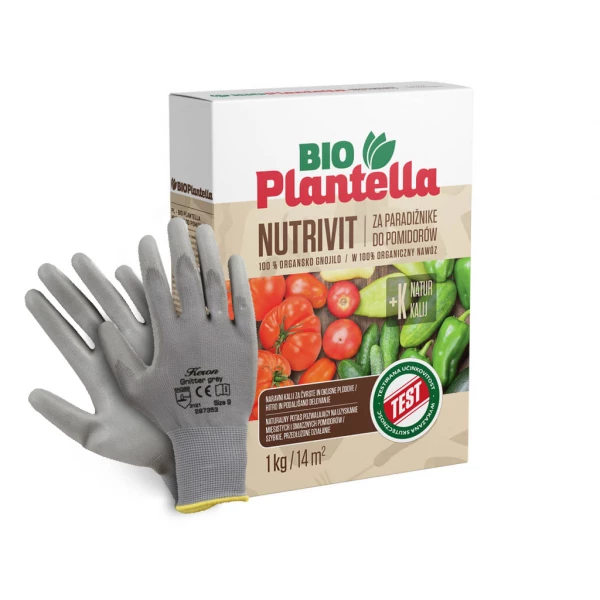 Nawóz organiczny do papryki 1kg. Nawóz naturalny Bio Plantella + rękawiczki