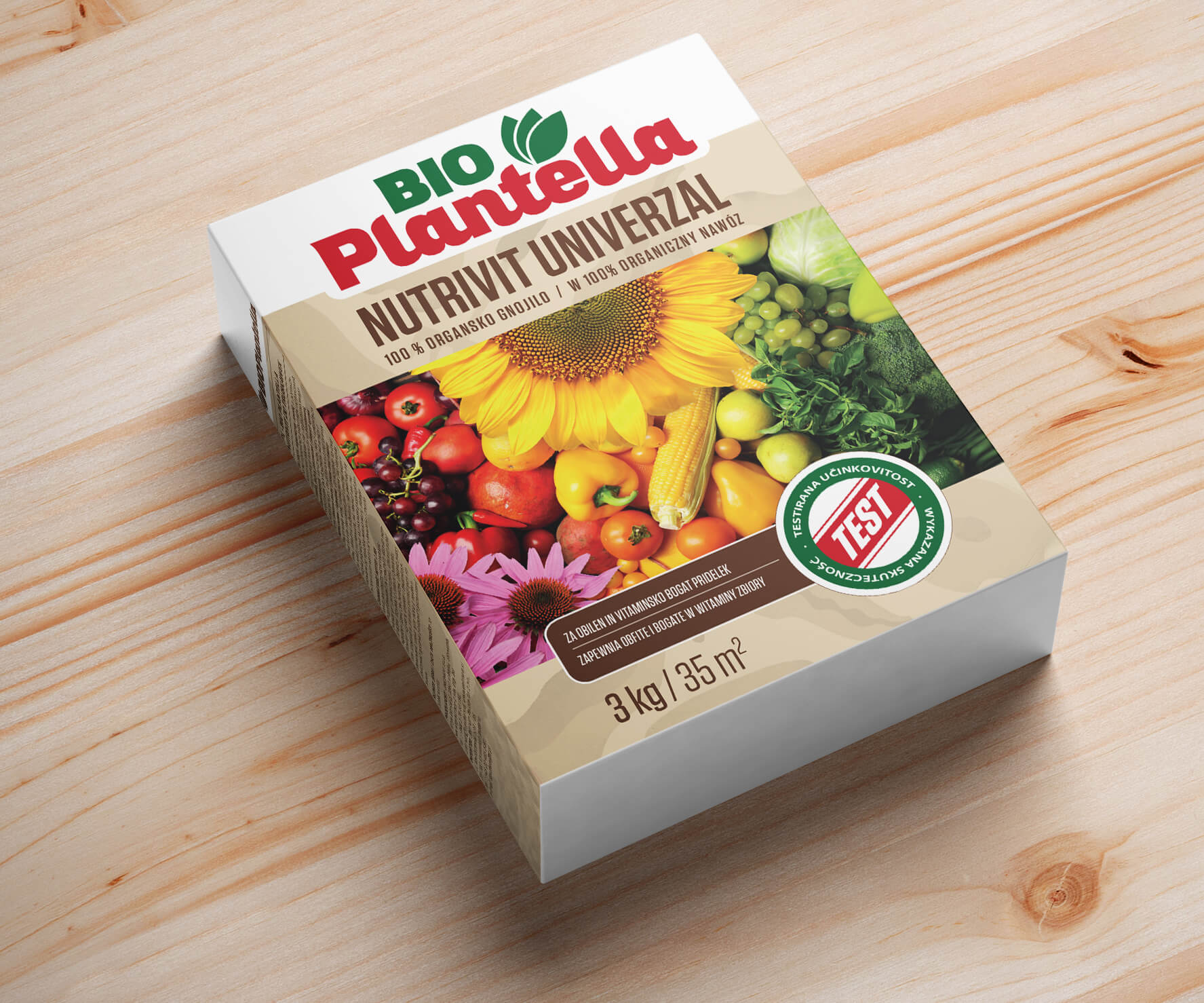 Nawóz organiczny do warzyw, owoców 3 kg. Naturalny nawóz Bio Plantella.