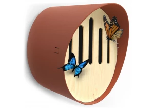 Nowoczesny domek dla motyli, budka dla motyli hotel Capi Europe brązowy owal
