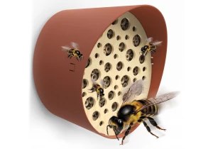 Nowoczesny hotel dla owadów, pszczół Capi Europe brązowy owal